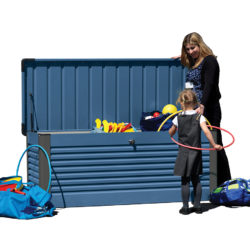 Trimetals Large Patio Storage Box – Blue